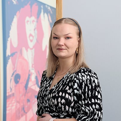 Kuvassa Pinja Konttinen